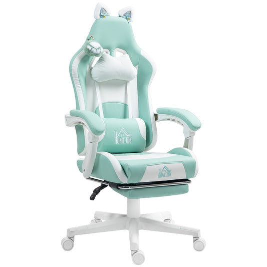Gaming-Stuhl, Ergonomischer Gamer-Stuhl, Lendenwirbelst