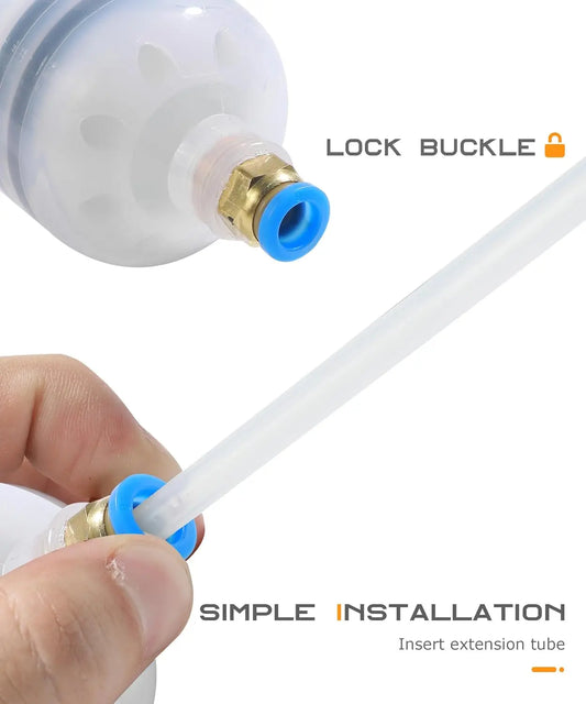 500CC Oil Extractor Pump,Car Accessories Oil Extractor,Automotive Manual Fluid Extractor Pump with 2 Transparent Hose,Used for P