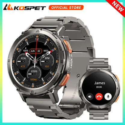 2025 Original  TANK T2 Smart Watches for Men Watches AMOLED AOD Smartwatch Bluetooth Call Electronic Men'S Smart Watch