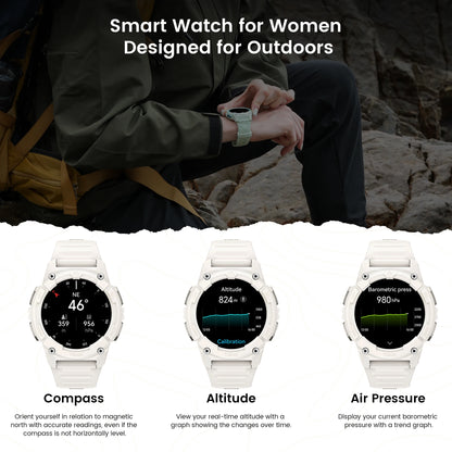 TANK S2 GPS Smart Watches for Women Altimeter Barometer Compass Bluetooth Call AMOLED IP69K Waterproof Digital Smartwatch