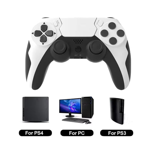 GAMINJA P48 Wireless Gamepad with Six Axis Gyroscope Game Controller for PS4 PS3 Console Wins 7 8 10 Dual Vibration PC Joystick