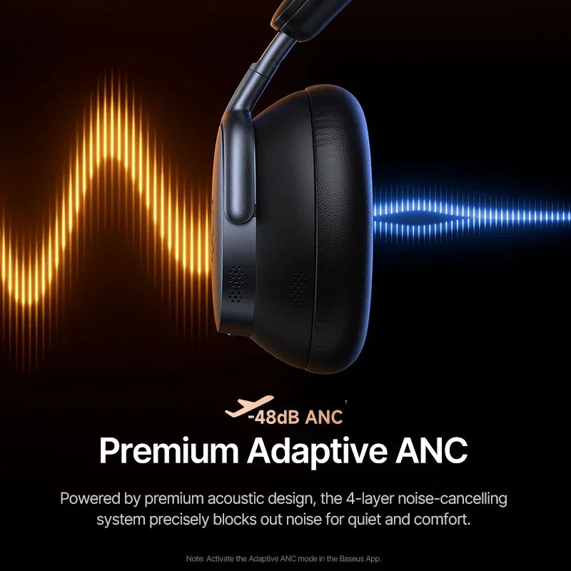 Inspire XH1 Sound by Bose ANC Wireless Headphone Bluetooth 6.1 48Db Adaptive Noise Cancellation Headset Hi-Res LDAC 100Hr