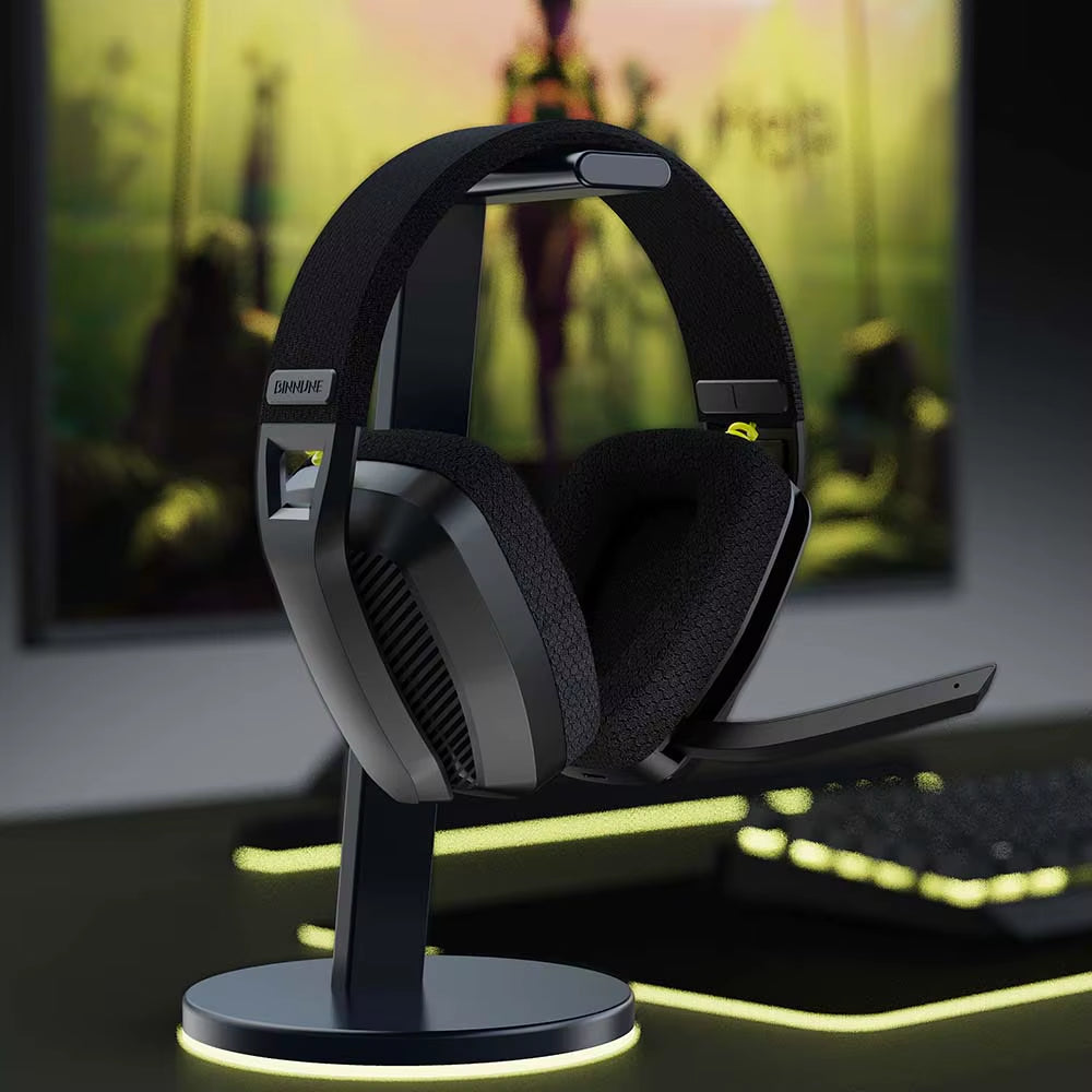 BW06 2.4Ghz Wireless Gaming Headset with Mic for PS5 PS4 PC Mac Playstation Bluetooth Gaming Headphone with Microphone