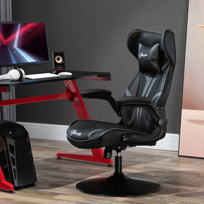 Gaming Stuhl Ergonomischer Computerstuhl Mit Wippfunktion Stahl Rot