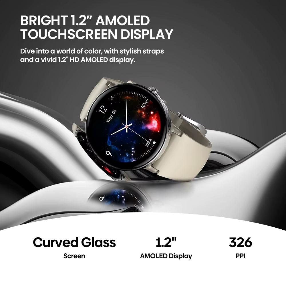 The NEW 2025  Lily 2 Voice Calling Female Smartwatch 1.2" AMOLED Screen Double Strap Health Management Sports Smart Watch