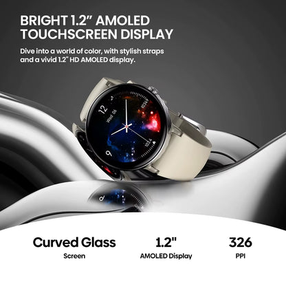 The NEW 2025  Lily 2 Voice Calling Female Smartwatch 1.2" AMOLED Screen Double Strap Health Management Sports Smart Watch