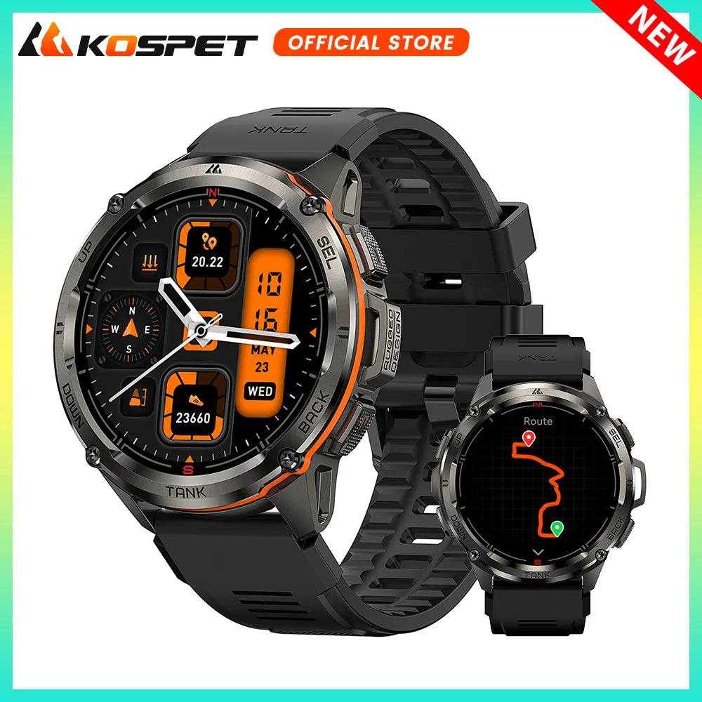 2025  TANK T3 Ultra GPS Smart Watch for Men Smartwatch Women 470Mah Battery Digital Fitness AMOLED AOD Bluetooth Watches