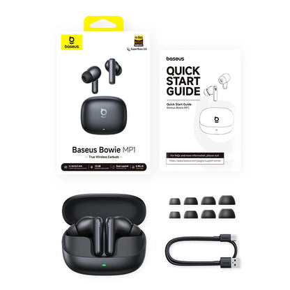 Bowie MP1 ANC Bluetooth 6.0 True Wireless Earbuds -55Db Adaptive Hybrid ANC Earphones Hi-Res LDAC 6-Mic ENC In-Ear Buds