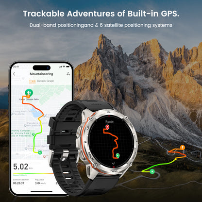 2025  TANK T3 Ultra GPS Smart Watch for Men Smartwatch Women 470Mah Battery Digital Fitness AMOLED AOD Bluetooth Watches