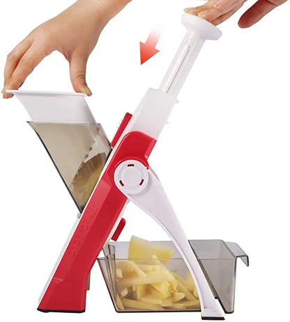 Verstellbarer Mandolinenhobel – Gemüse- und Obstschneider
