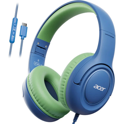 Kids Headphones Wired for School 85/94Db Volume Limiter Foldable Stereo Sound Headset for Kids Learning Tablet Ipad PC
