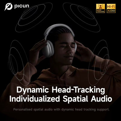 F8MAX ANC Wireless Headphone 59Db Hybrid Active Noise Canceling Spatial Audio Earphone Bluetooth 6.0 over Ear Headset 180H