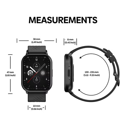 New  GTS 3 Voice Calling Smart Watch Ultra-Big 2.03'' HD Screen 24H Health Monitor 100+ Sports Modes 200+ Watch Faces