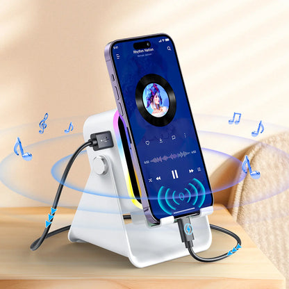 Multifunktionaler Handyhalter mit Lautsprecher