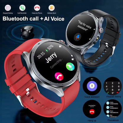 2026 New Body Fat Analysis Health Smart Watch ECG+PPG Uric Acid Blood Pressure Blood Oxygen Clock Call Smart Watch for Men Women