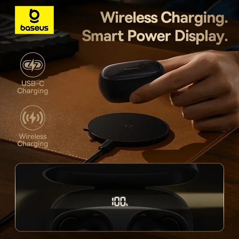 Bowie MA10 Pro ANC Wireless Earphones 48Db Hybrid ANC Bluetooth 5.3 Earbuds IPX6 Waterproof 4-Mics ENC Sports Headphones