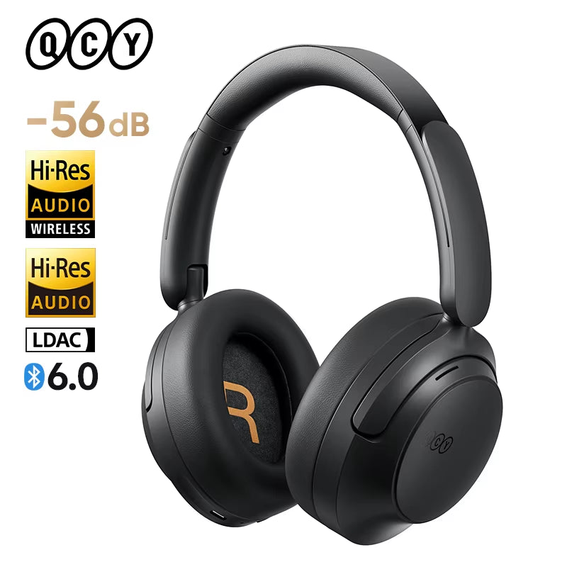 BH25H3SA -56Db Adaptive ANC over Ear Headphone Hi-Res LDAC Spatial Sound H3S Wireless Bluetooth 6.0 Dual Driver Headsets