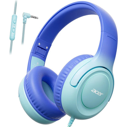 Kids Headphones Wired for School 85/94Db Volume Limiter Foldable Stereo Sound Headset for Kids Learning Tablet Ipad PC