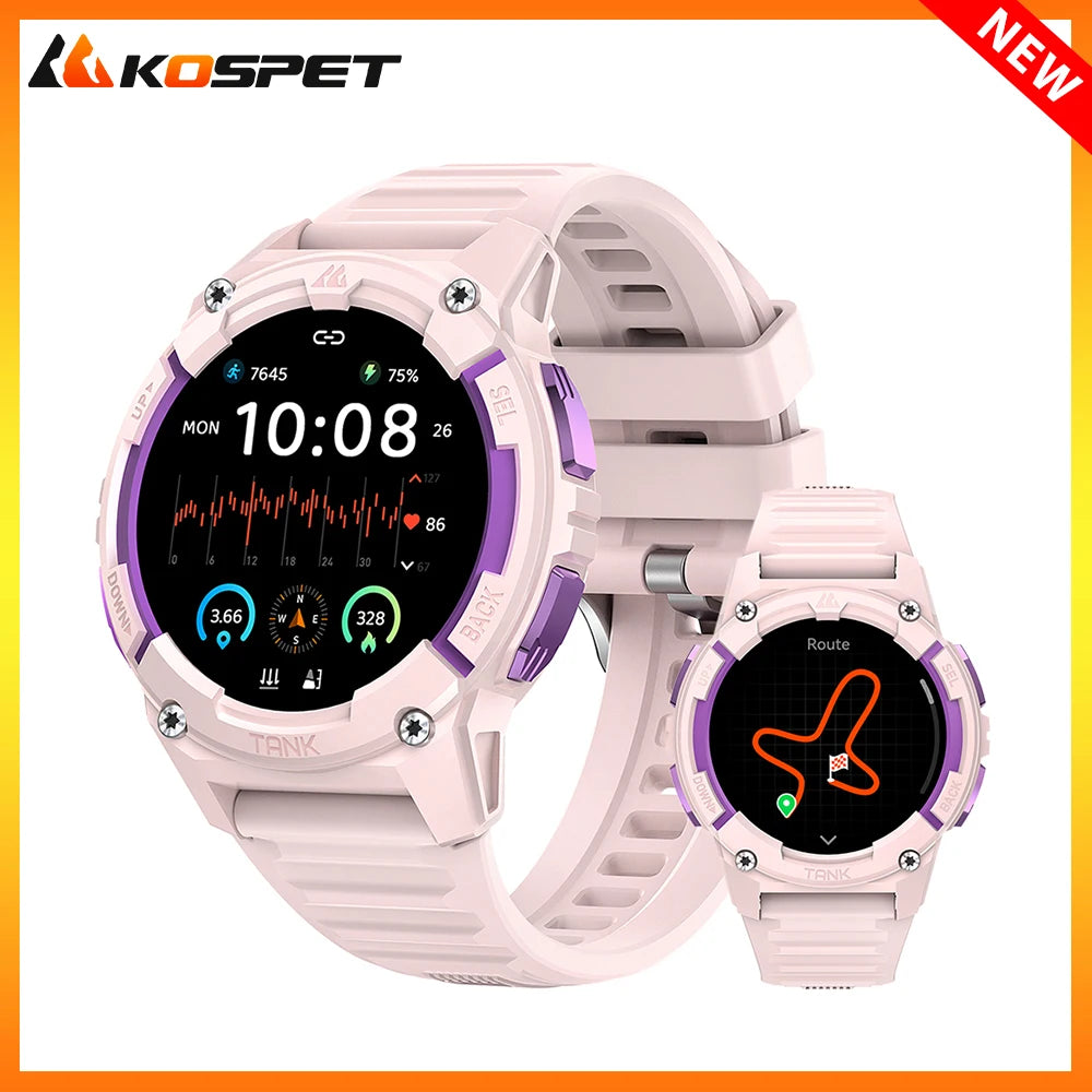 TANK S2 GPS Smart Watches for Women Altimeter Barometer Compass Bluetooth Call AMOLED IP69K Waterproof Digital Smartwatch