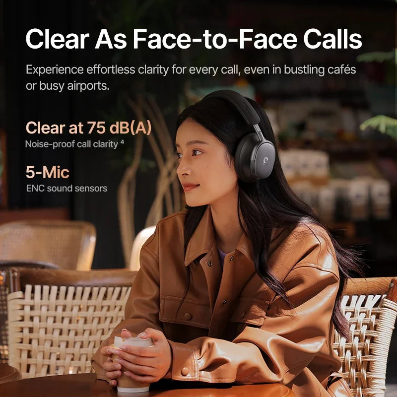 Inspire XH1 Sound by Bose ANC Wireless Headphone Bluetooth 6.1 48Db Adaptive Noise Cancellation Headset Hi-Res LDAC 100Hr