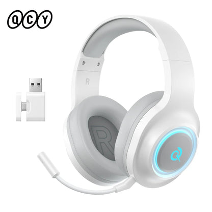 Heroad V200 Gaming over Ear Headphone Wireless Bluetooth 6.0 with Mic 50Mm Driver 7.1 Surround Sound Dynamic EQ RGB Headset