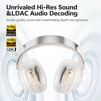 BH25H3SA -56Db Adaptive ANC over Ear Headphone Hi-Res LDAC Spatial Sound H3S Wireless Bluetooth 6.0 Dual Driver Headsets