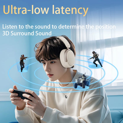 OHR516 ANC Wireless Headphone 48Db Noise Canceling Hi-Res Spatial Audio Earphone with LDAC Bluetooth 5.4 over Ear Headset