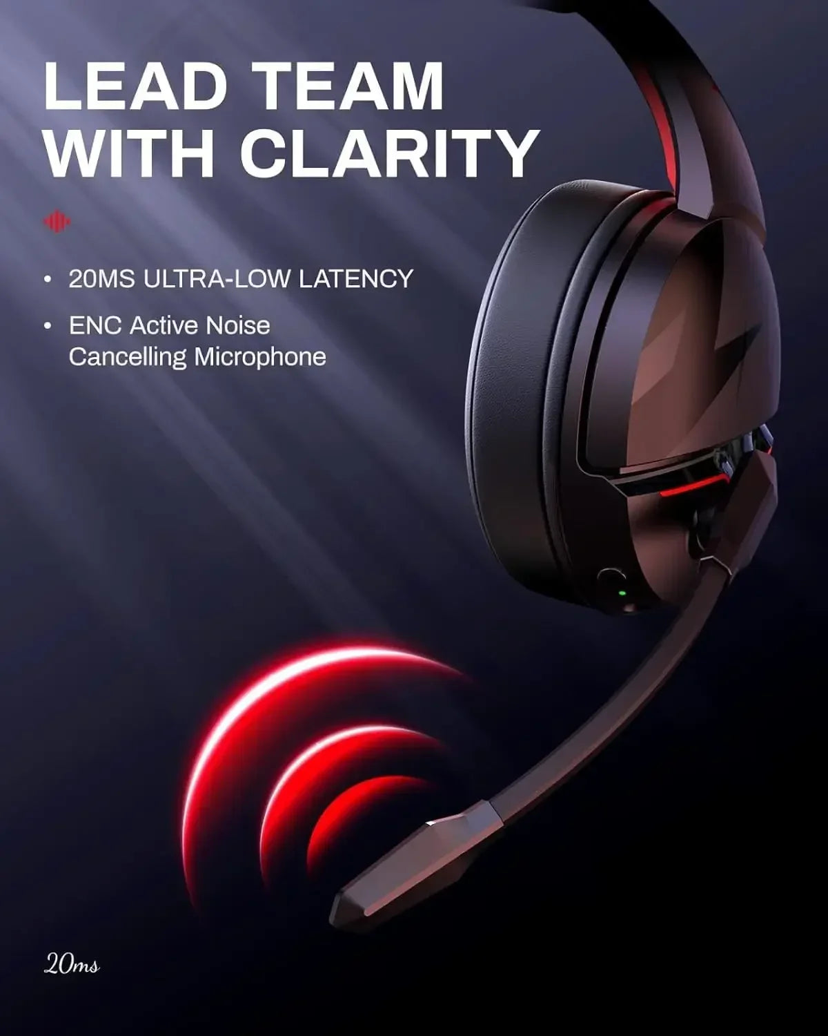 K2 Wireless Headsets Gamer 100H Battery Dynamic 50Mm Drivers Clear Voice Mic Bluetooth Gaming Headphone for PC PS4 Earphone