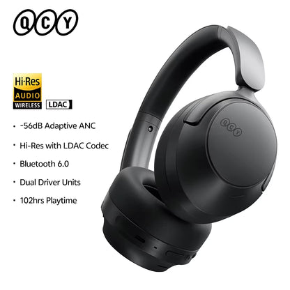 BH25H3SA -56Db Adaptive ANC over Ear Headphone Hi-Res LDAC Spatial Sound H3S Wireless Bluetooth 6.0 Dual Driver Headsets