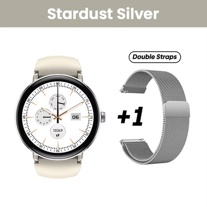 The NEW 2025  Lily 2 Voice Calling Female Smartwatch 1.2" AMOLED Screen Double Strap Health Management Sports Smart Watch