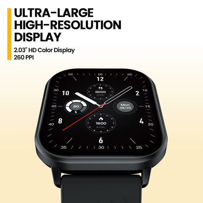 New  GTS 3 Voice Calling Smart Watch Ultra-Big 2.03'' HD Screen 24H Health Monitor 100+ Sports Modes 200+ Watch Faces