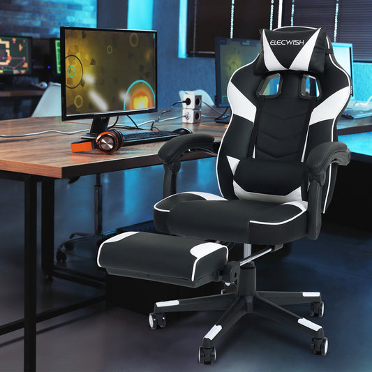 Massage Gaming Stuhl Bürostuhl Drehstuhl Chefsessel Schreibtischst