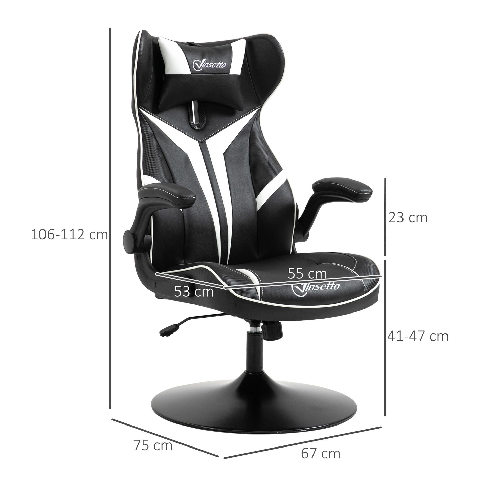 Gaming Stuhl Ergonomischer Computerstuhl Mit Wippfunktion Stahl Rot