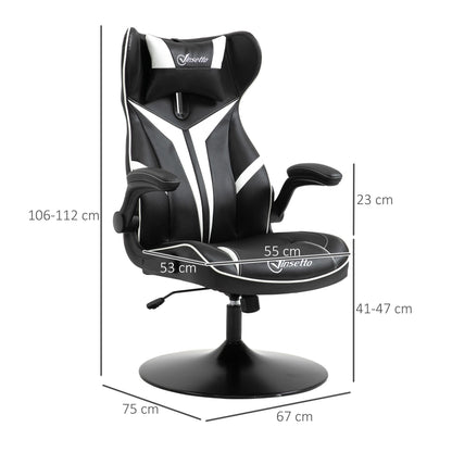 Gaming Stuhl Ergonomischer Computerstuhl Mit Wippfunktion Stahl Rot