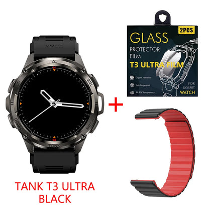 2025  TANK T3 Ultra GPS Smart Watch for Men Smartwatch Women 470Mah Battery Digital Fitness AMOLED AOD Bluetooth Watches
