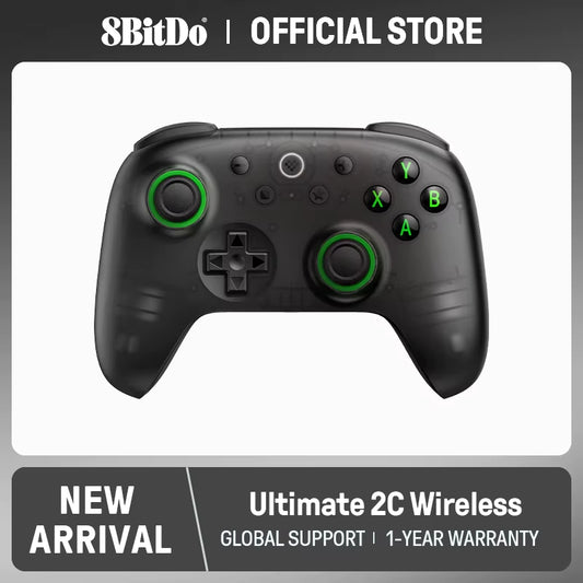 8Bitdo - Ultimate 2C Wireless Gaming Controller for PC, Windows 10, 11, Steam Deck, Raspberry Pi, Android