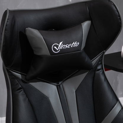 Gaming Stuhl Ergonomischer Computerstuhl Mit Wippfunktion Stahl Rot