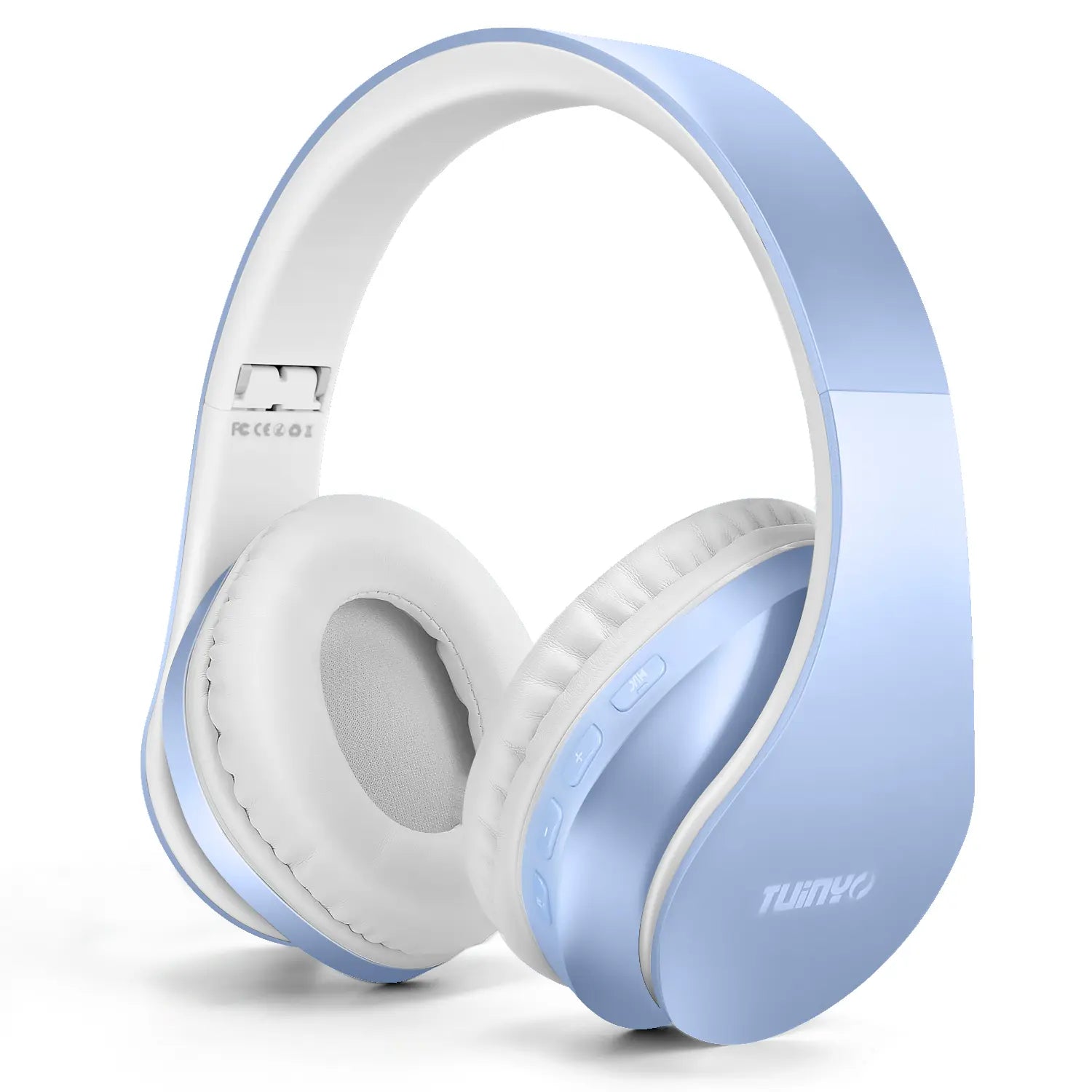 TUINYO Wireless Over-Ear Bluetooth Kopfhörer mit Mikrofon – Faltbar | Lila
