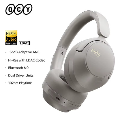 BH25H3SA -56Db Adaptive ANC over Ear Headphone Hi-Res LDAC Spatial Sound H3S Wireless Bluetooth 6.0 Dual Driver Headsets