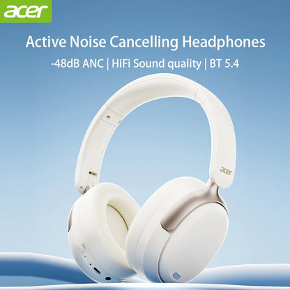OHR516 ANC Wireless Headphone 48Db Noise Canceling Hi-Res Spatial Audio Earphone with LDAC Bluetooth 5.4 over Ear Headset