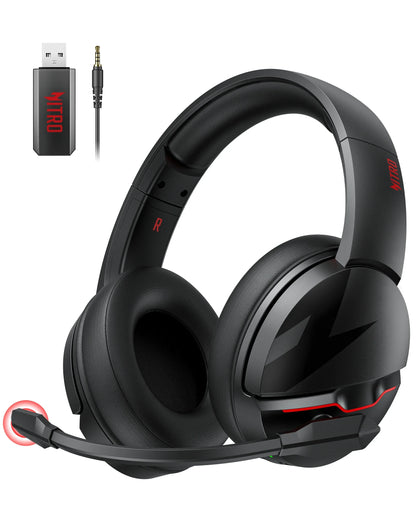 K2 Wireless Headsets Gamer 100H Battery Dynamic 50Mm Drivers Clear Voice Mic Bluetooth Gaming Headphone for PC PS4 Earphone