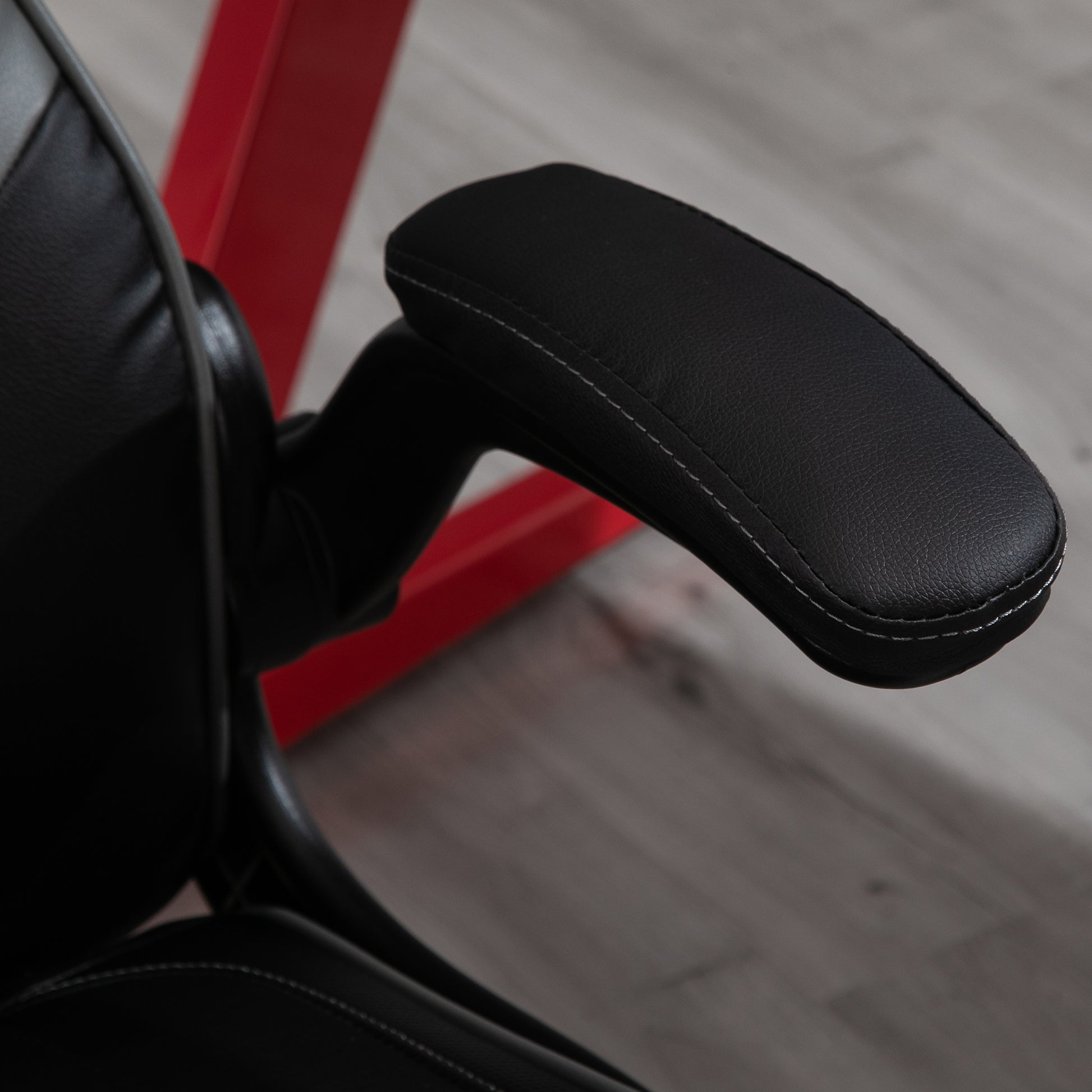 Gaming Stuhl Ergonomischer Computerstuhl Mit Wippfunktion Stahl Rot