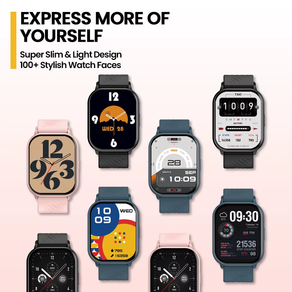New  GTS 3 Voice Calling Smart Watch Ultra-Big 2.03'' HD Screen 24H Health Monitor 100+ Sports Modes 200+ Watch Faces