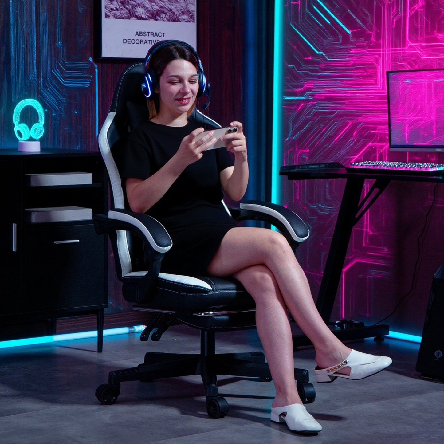 Gaming Stuhl Ergonomischer Gamer Stuhl Mit Lendenwirbelst
