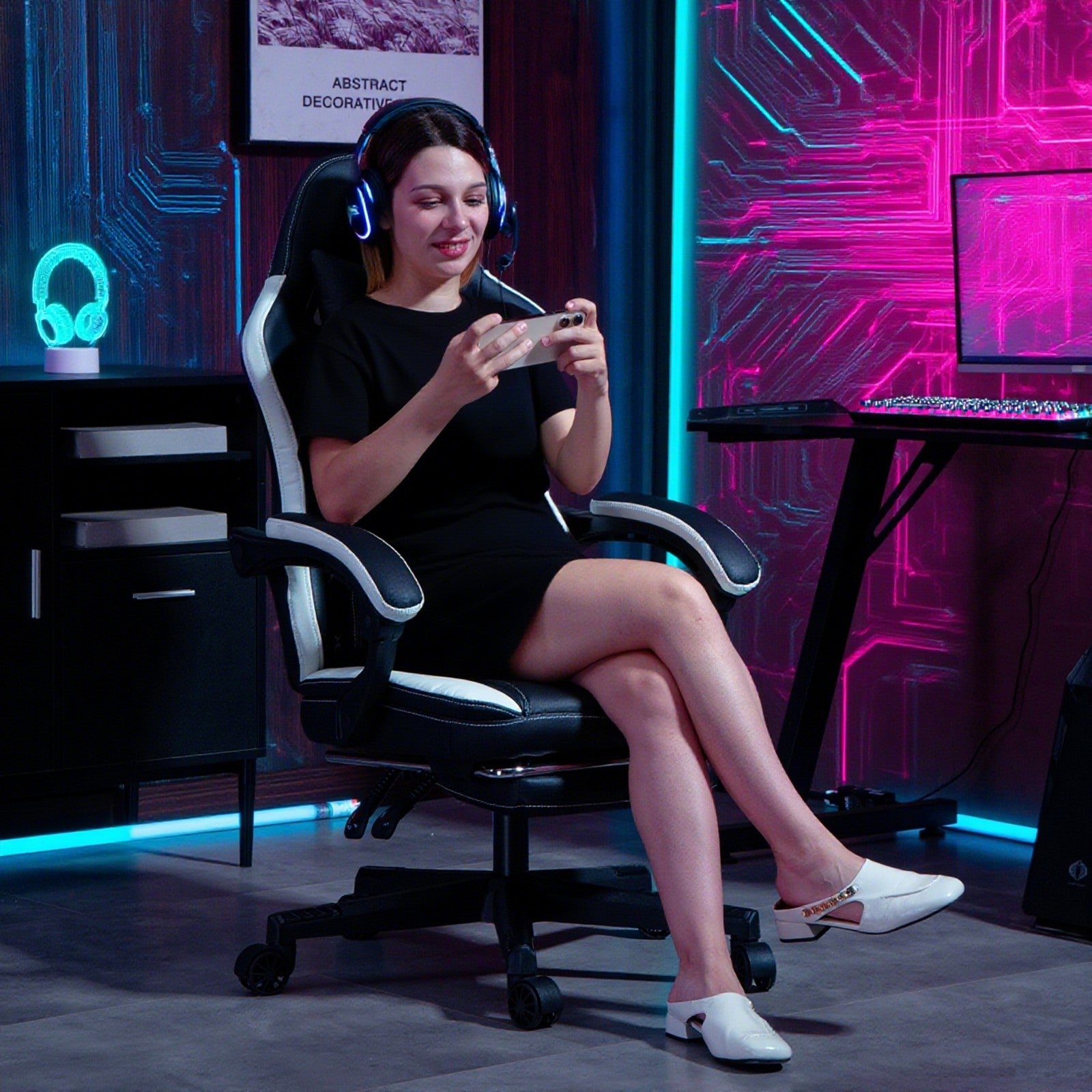 Gaming Stuhl Ergonomischer Gamer Stuhl Mit Lendenwirbelst
