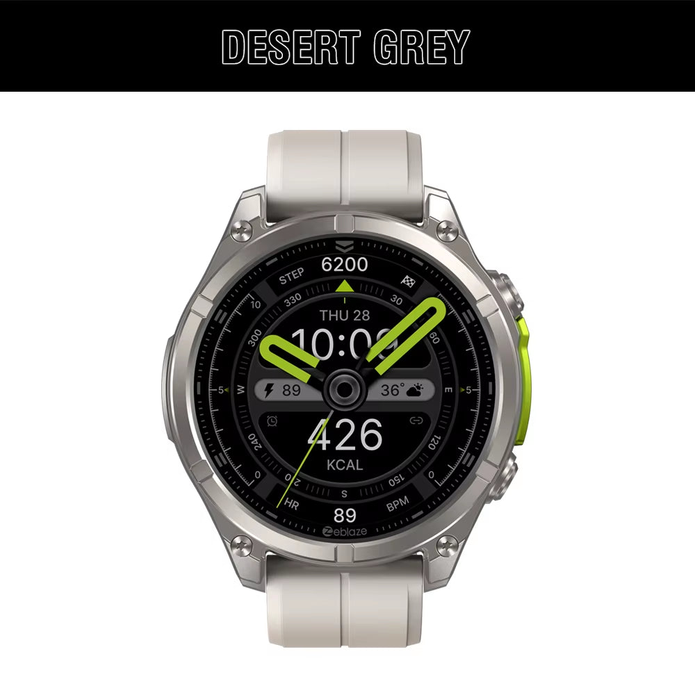 NEW 2025  VIBE 8 Voice Calling 1.43" AMOLED Display Smart Watch Built-In Flashlight Heart Rate Blood Pressure Smart Watch