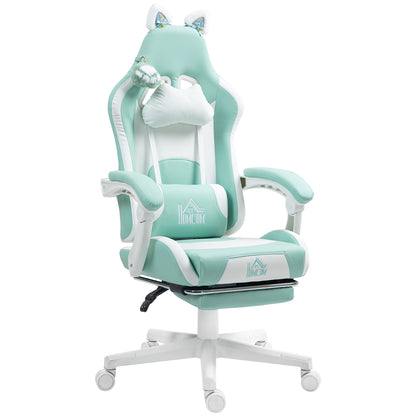 Gaming-Stuhl, Ergonomischer Gamer-Stuhl, Lendenwirbelst