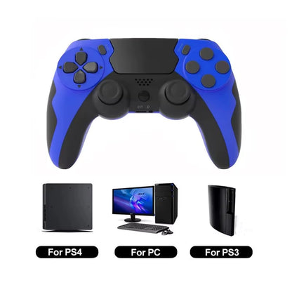 GAMINJA P48 Wireless Gamepad with Six Axis Gyroscope Game Controller for PS4 PS3 Console Wins 7 8 10 Dual Vibration PC Joystick