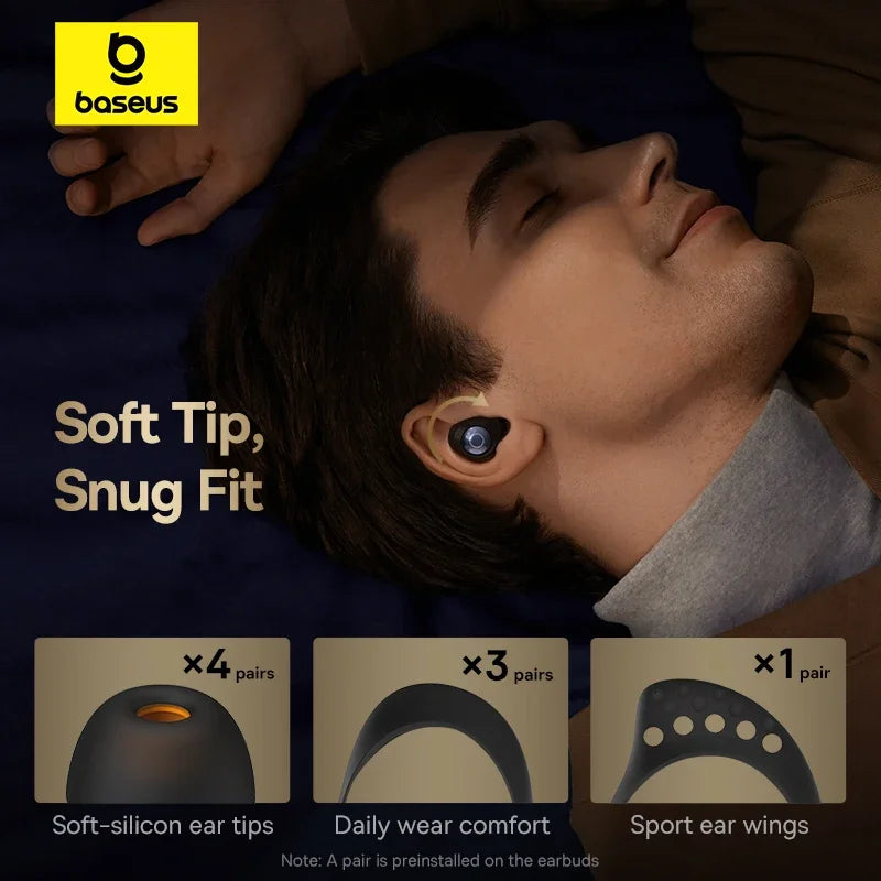 Bowie MA10 Pro ANC Wireless Earphones 48Db Hybrid ANC Bluetooth 5.3 Earbuds IPX6 Waterproof 4-Mics ENC Sports Headphones