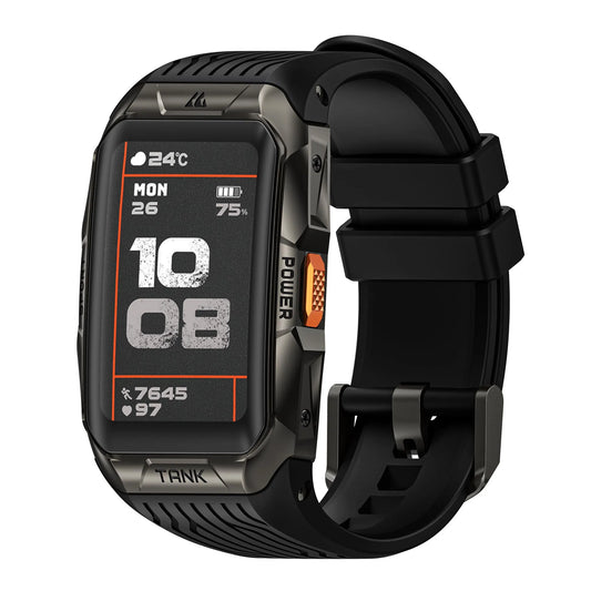 2025  TANK X2 Rugged Smart Watch for Men 3D Curved Screen AMOLED AOD 5ATM IP69K Waterproof Bluetooth Call AI Assistant
